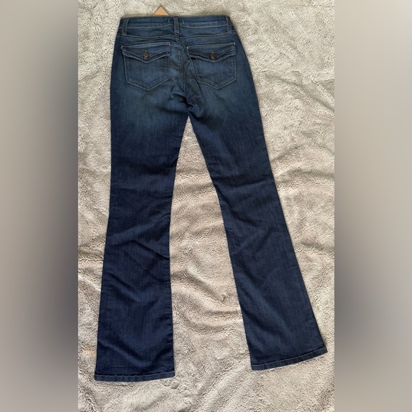 Piper’s Closet Bootcut Darkwash Jeans Juniors Sz 5 Made in USA Stretch NEW - Picture 14 of 15